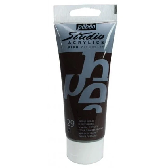 Pebeo Studio Akrilik Boya 100ml - 29 Burnt Umber ürün görseli