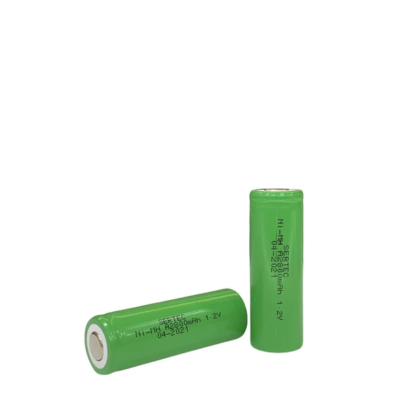 1.2V 2800 Mah - A Size - Ni-MH Şarjlı Pil - Başsız / Flat Head - 1
