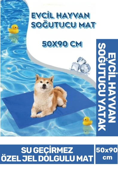 Özel Üretim Vücut Isısı Dengeleyen Kedi Köpek Jel Dolgulu Evcil Hayvan Soğutucu Yatak Mat 50x90 cm