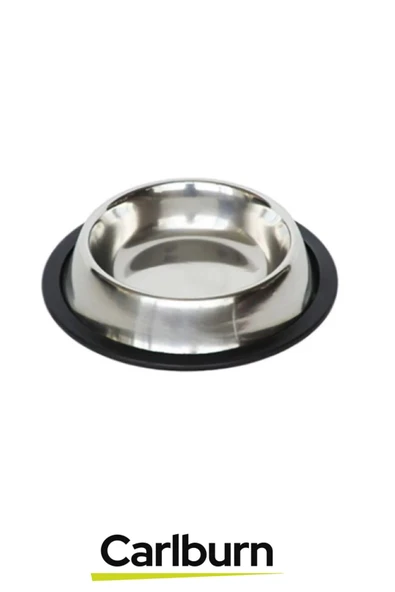 Özel Üretim Dayanıklı Uzun Ömürlü Sağlam Şık Paslanmaz Çelik Metal Kedi Köpek Mama Su Kabı 26 cm - 2