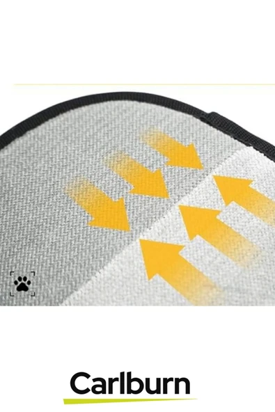 Yeni Nesil Kaymaz İki Yönlü Mikrofiber Kedi Köpek Evcil Hayvan Tüy Toplama Eldiveni 20x15 cm - 4