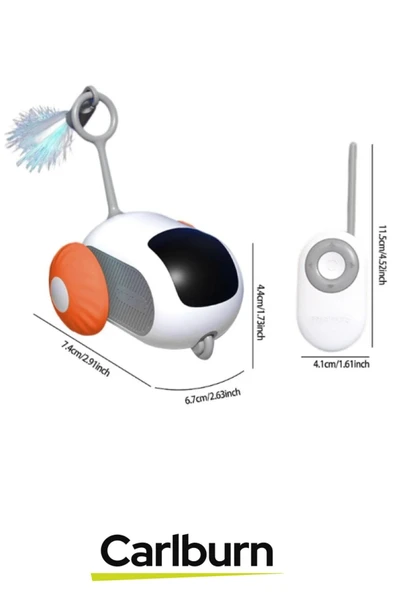 Özel Üretim Şarjlı Etkileşimli Renkli Kuyruk Aparatlı Aktivite Uzaktan Kumandalı Robot Kedi Oyuncağı - 3