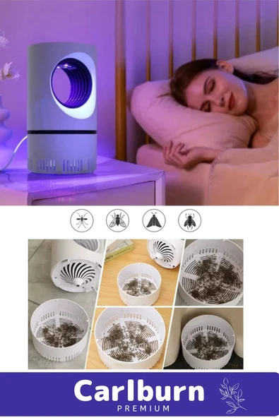 Premium Sessiz Yükseltmiş Güç 6 Uv Işık Elektrikli Uv Sinek Sivrisinek Haşere Öldürücü Lamba - 4