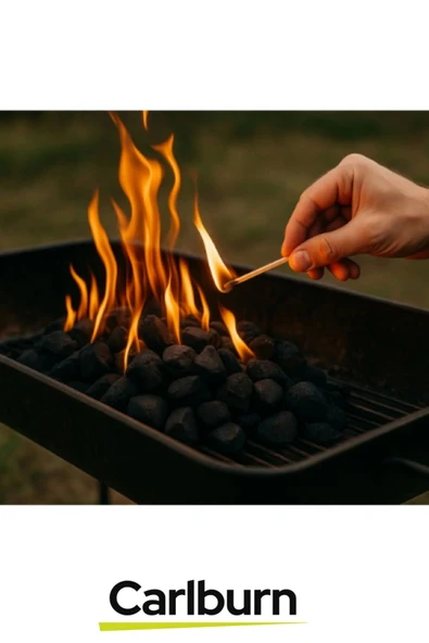 Yeni Nesil Çıra Odun Gerektirmez Çabuk Tutuşan Tek Kibritle Yüksek Isıyla Yanan Mangal Kömürü 2 KG - 2