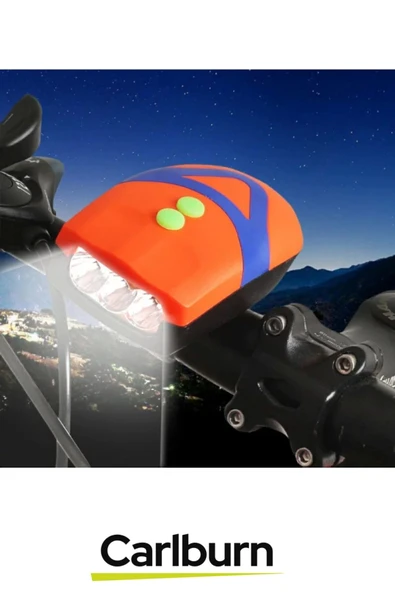 Özel Üretim Yüksek Sesli Su Geçirmez Kolay Takılabilir Ledli Bisiklet Kornası - 4