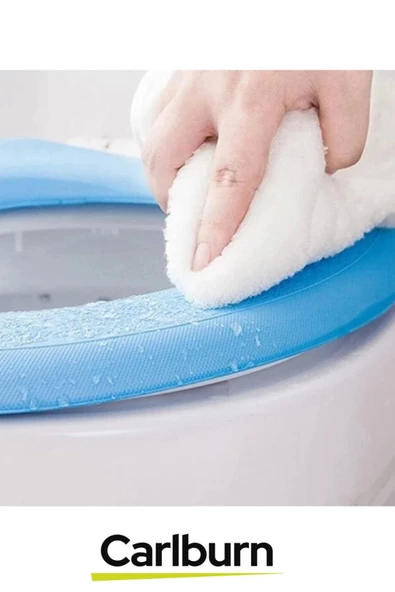 Özel Üretim Esnek Kaymaz Çıkarılabilir Yıkanabilir Yumuşak Silikon Konforlu Klozet Tuvalet Kılıfı - 4