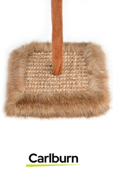 Premium Tırnak Törpüleme 14x14cm En 26cm Yükseklik Dayanıklı Sesli Oyuncaklı Kedi Tırmalama Tahtası - 3