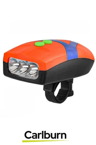 Özel Üretim Yüksek Sesli Su Geçirmez Kolay Takılabilir Ledli Bisiklet Kornası - 3