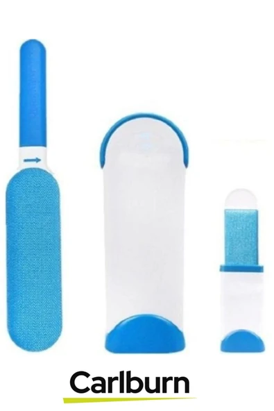 Özel Üretim Çift Taraflı Uzun Ömürlü Mobilya Halı Elbise Tişört Tüy Toz Temizleme 2'li Fırça Seti - 2