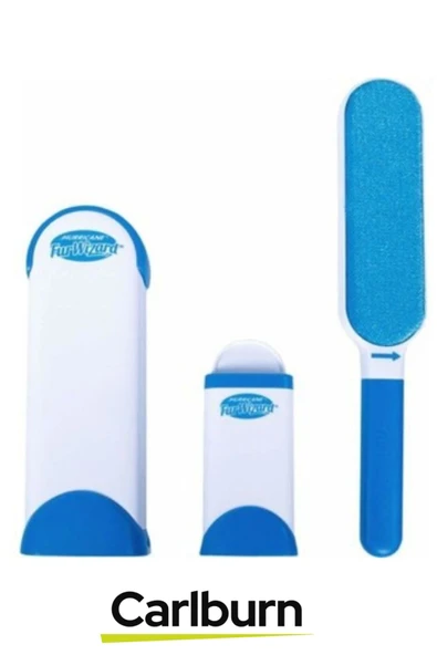 Özel Üretim Çift Taraflı Uzun Ömürlü Mobilya Halı Elbise Tişört Tüy Toz Temizleme 2'li Fırça Seti - 3