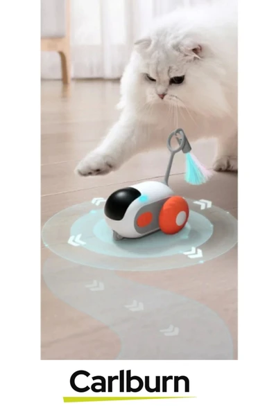 Özel Üretim Şarjlı Etkileşimli Renkli Kuyruk Aparatlı Aktivite Uzaktan Kumandalı Robot Kedi Oyuncağı - 4