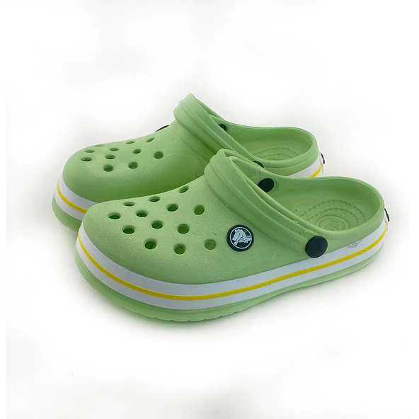 Çocuk Crocs Iconic Comfort Lime Terlik - 3