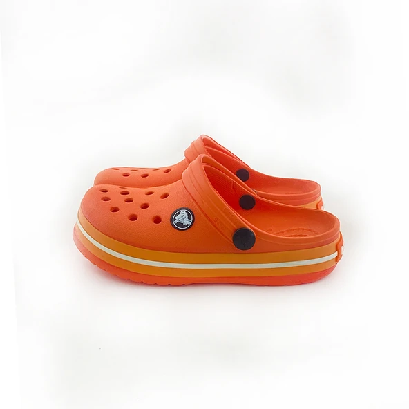 Çocuk Crocs Iconic Comfort Turuncu Terlik - 2