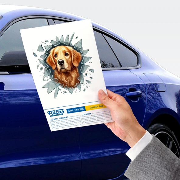 Fulcar Golden Araç Stickerı - Resim 2