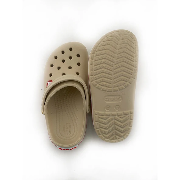 Çocuk Crocs Iconic Comfort Bej Terlik - 6
