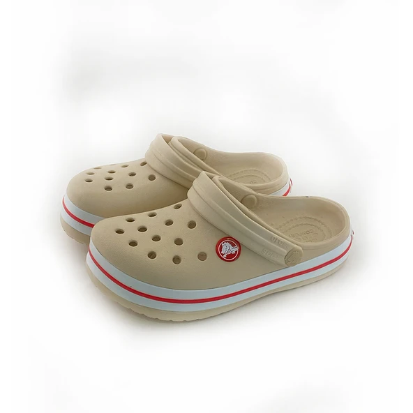 Çocuk Crocs Iconic Comfort Bej Terlik - 3