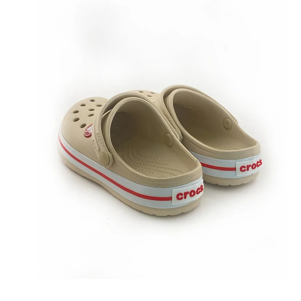 Çocuk Crocs Iconic Comfort Bej Terlik - 4