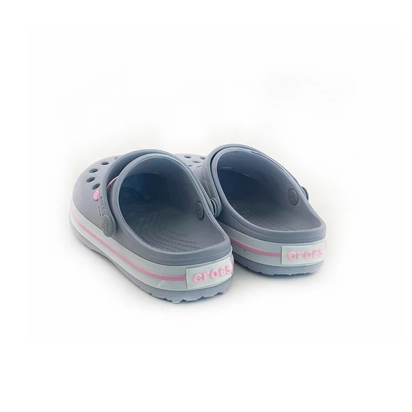 Çocuk Crocs Iconic Comfort Gri Pembe Terlik - 4