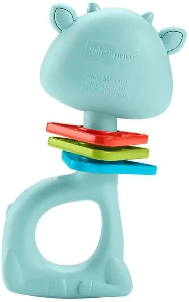 Fisher Price Eğlenceli Dostlar Çıngıraklı Dişlik - Tırtıklı Ceylan HJW11-HKD68 - 2
