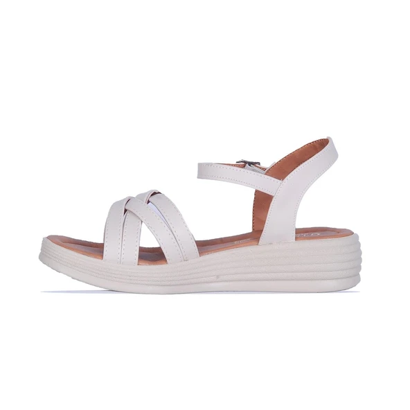 Ayakcenter Gn2 Günay Kadın Düz Sandalet - Resim 5