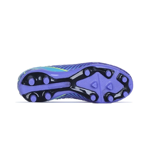 Twingo 595 Mor-Sarı Krampon Çim Erkek Çocuk Futbol Ayakkabı - Resim 3
