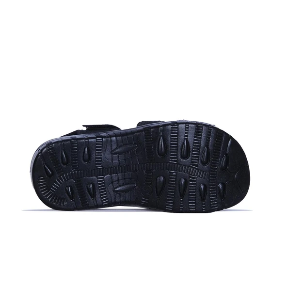 Ayakcenter Polikamp Siyah Cırtlı Erkek Çocuk Sandalet - Resim 3