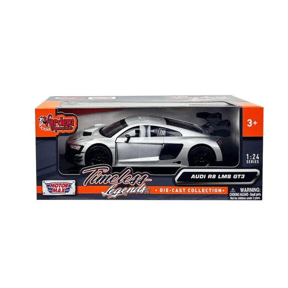 Motormax Audi R8 Lms Gt3 Gri 1/24 Model Araba ürün görseli 1