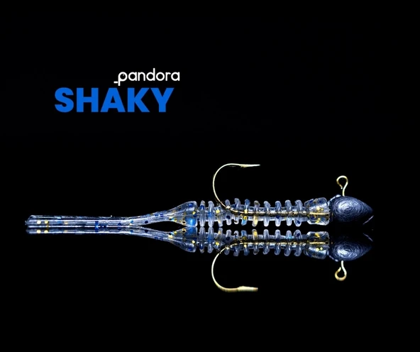 Pandora Shaky LRF Silicon 5cm 10'lu Renk: White Glow - 3