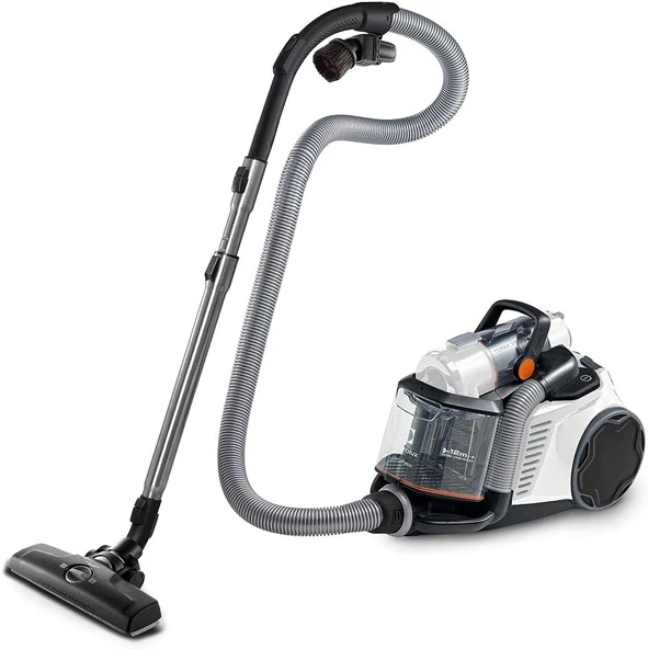 Electrolux EUFC8ALRGY UltraFlex Toz Torbasız Elektrikli Süpürge, 12 M Süpürme Yarıçapı, Kolay Boşaltılabilen Toz Haznesi, Yıkanabilir Hijyen Filtresi,%99 Toz Filtrasyonu - Resim 2