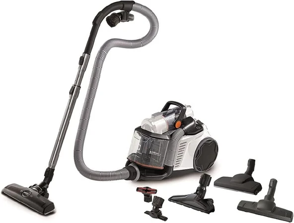 Electrolux EUFC8ALRGY UltraFlex Toz Torbasız Elektrikli Süpürge, 12 M Süpürme Yarıçapı, Kolay Boşaltılabilen Toz Haznesi, Yıkanabilir Hijyen Filtresi,%99 Toz Filtrasyonu ürün görseli 1