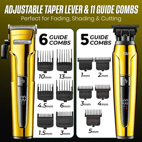 VGR Voyager V-694 Profesyonel Şarjlı Traş Makinesi Seti - 3'ü 1 Arada Kuaför Seti - Resim 8