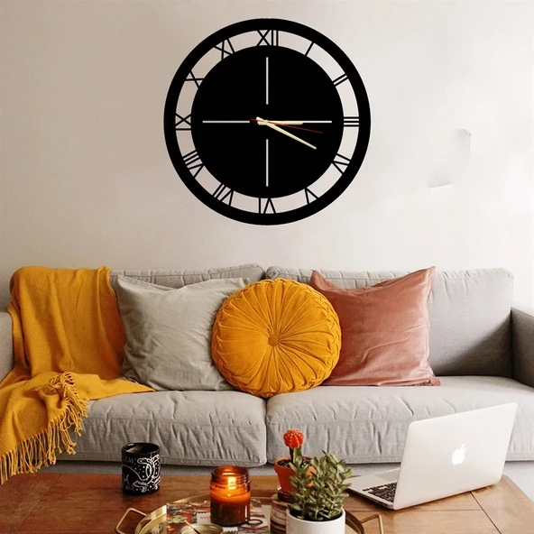 Roma Rakamlı dekoratif dekor saat ürün görseli 1