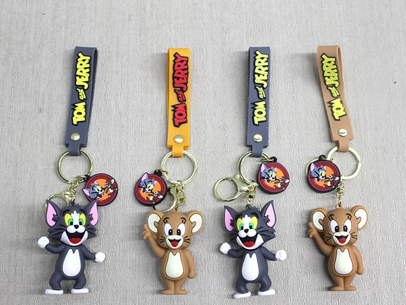 Periboia Tom Ve Jerry Silikon Anahtarlık ürün görseli