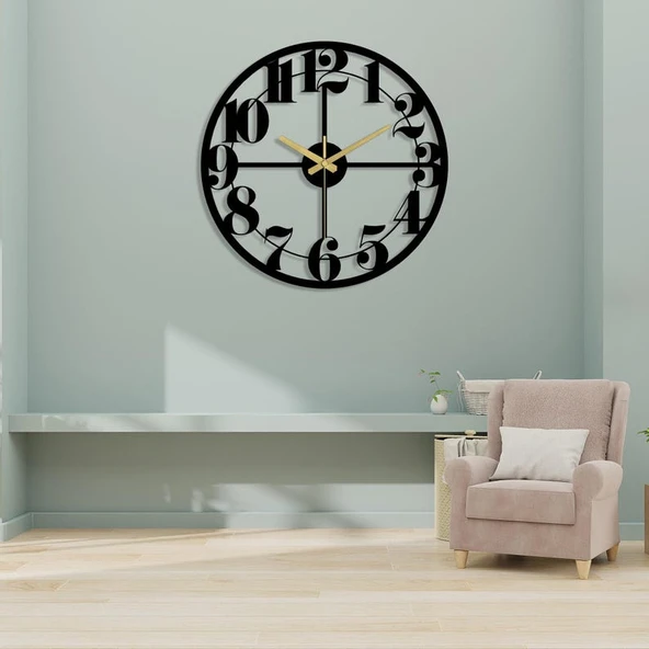 Modern Ahşap dekor Saat ürün görseli 1