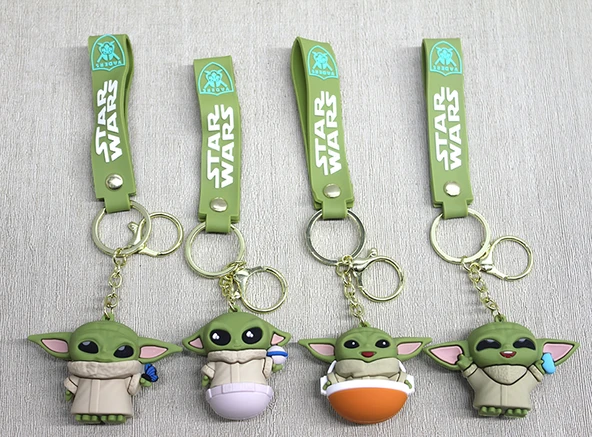 Periboia Baby Yoda Silikon Anahtarlık ürün görseli