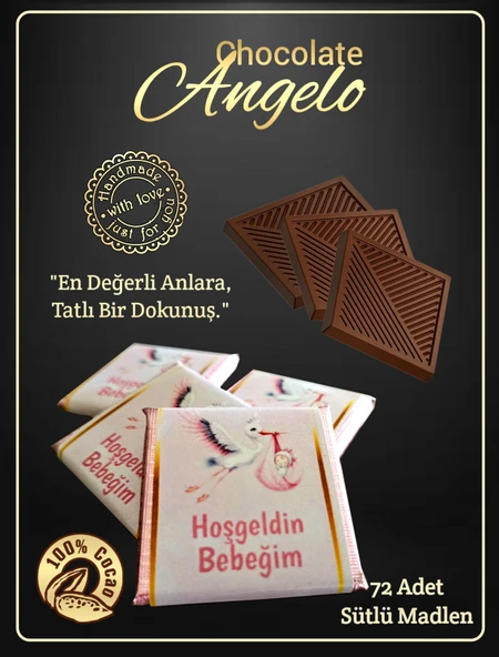 Angelo Chocolate Kız Bebek Çikolatası