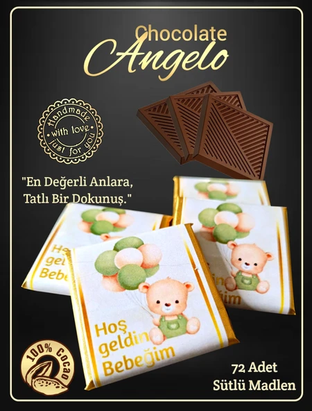 Angelo Chocolate Bebek Doğum Çikolatası