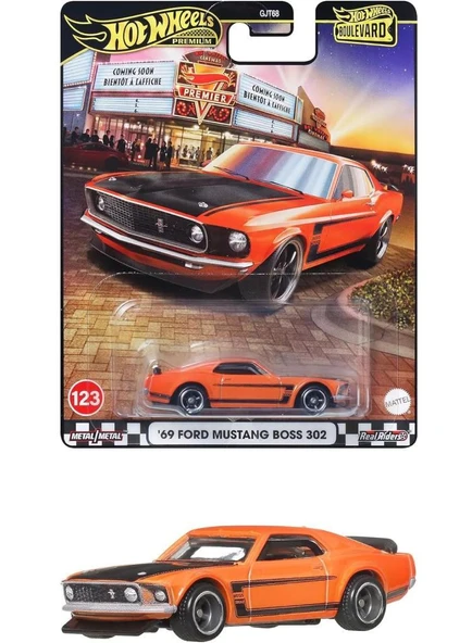 Hot Wheels Boulevard Premium Araçlar 69 FORD MUSTANG BOSS 302 GJT68 - JBL20