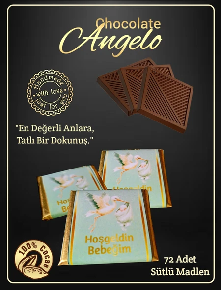 Angelo Chocolate Bebek Doğum Çikolatası