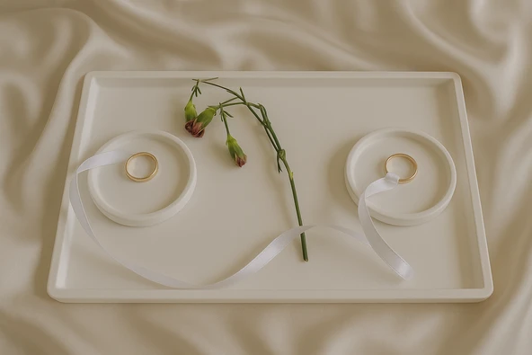 Beton Söz&Nişan Tepsi Seti - 2