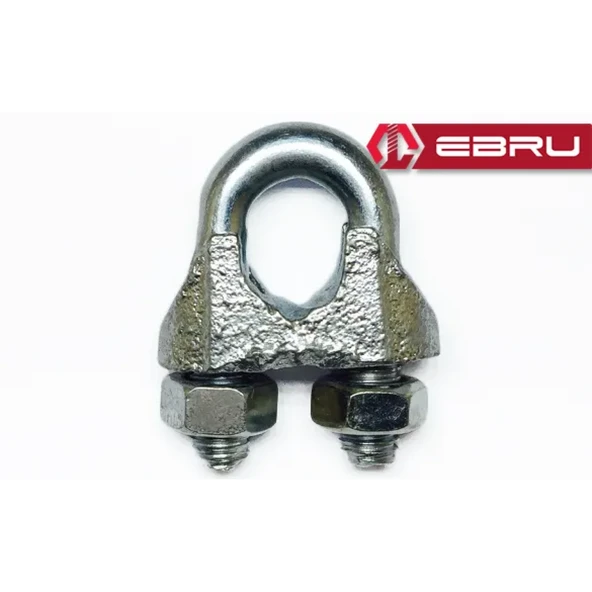 Çelik Halat Bağlama, Düğüm, Klemens 13 Mm - 2 Adet ürün görseli