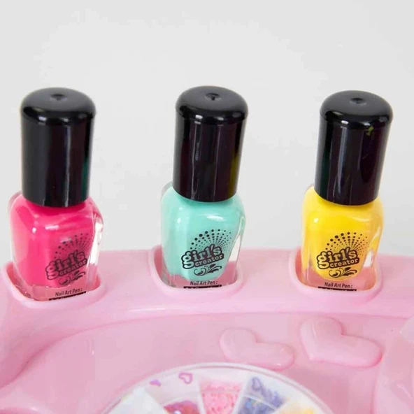 HOBİ SET IŞIKLI TIRNAK TASARIM STÜDYO SETİ - Resim 4