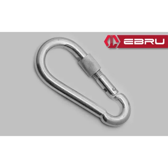 Vidalı Karabina, Kanca, Çengel 10mm - 2 Adet ürün görseli