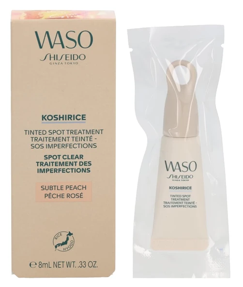 SHİSEİDO Waso Koshırıce Tınted SOS Treatment 8ml,AÇIK TON, Subtle Peach. Sivilce Görünümüne Karşı Renkli Kapatıcı Bakım Kremi ürün görseli 1
