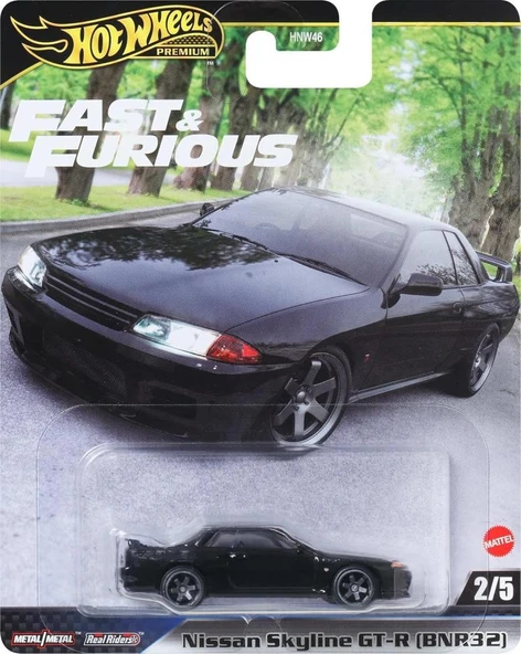 Hot Wheels Fast-Furious Premium Araba NISSAN SKYLINE GT-R (BNR32)  HNW46 - JBL97 - 4