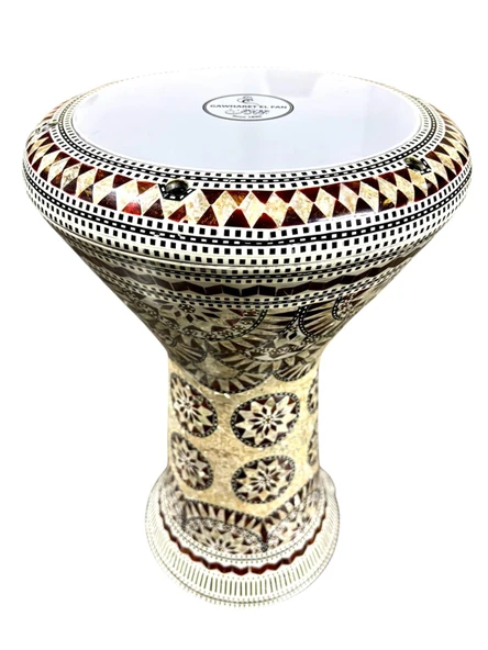 GAWHARET EL-FAN SEDEF İŞLEMELİ DÖKÜM DARBUKA JZ16 - 1
