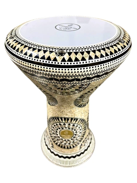GAWHARET EL-FAN SEDEF İŞLEMELİ DÖKÜM DARBUKA JZ15 - 1