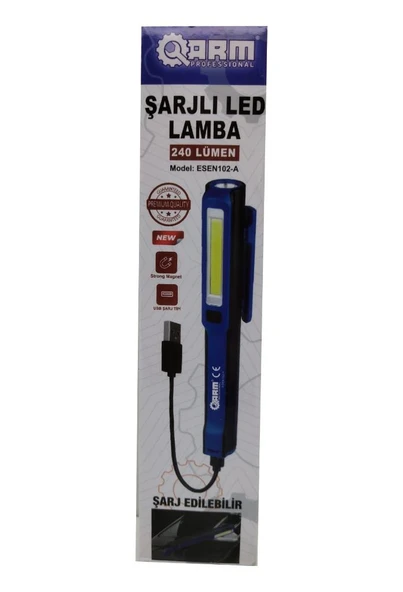 ARM Esen 102-A Şarjlı Led Fener 240 Lümen - 4