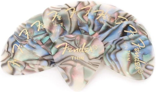 PENA FENDER 351 SHAPE PREMIUM PİCKS THİN 12 PACK ABALONE PİCKS PENA ürün görseli 1
