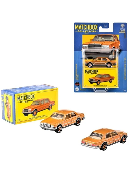 Matchbox Premium Arabalar 1980 Mercedes-Benz 450 Sel GBJ48 HVW07 - Resim 2